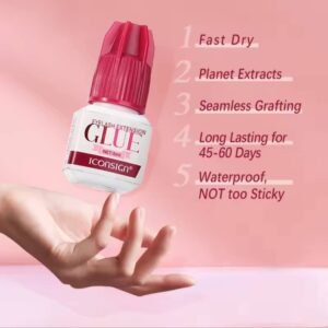 Colle icosign professionnelle pour extension de cils