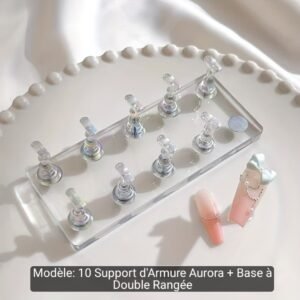 support press on nails Transparent Doublé