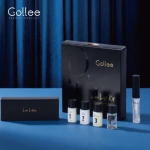 kit Réhaussement ce cils Et brown lift Gollee Professionnel avec coloration noir