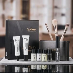 kit Réhaussement ce cils Et brown lift Gollee Professionnel avec coloration noir